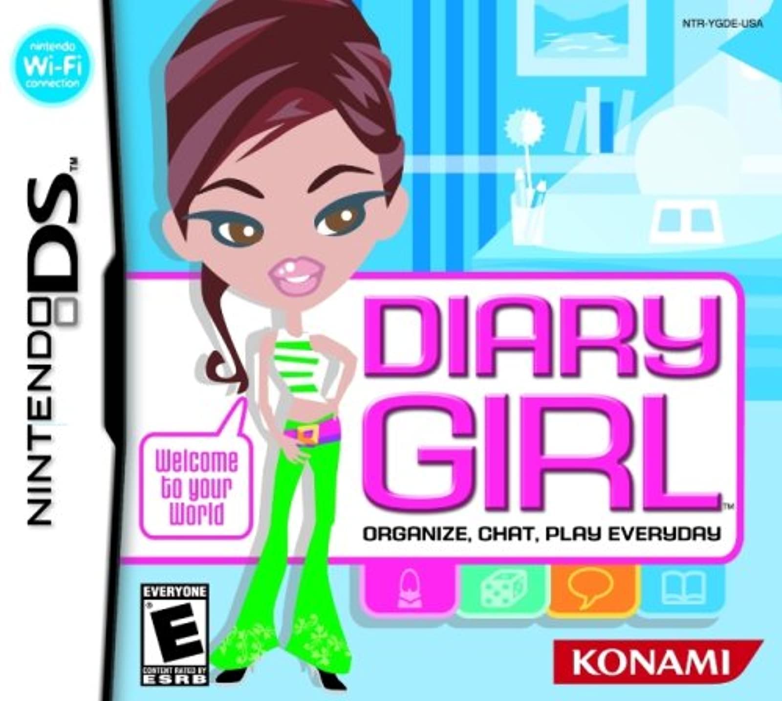 diary girl ds game cover